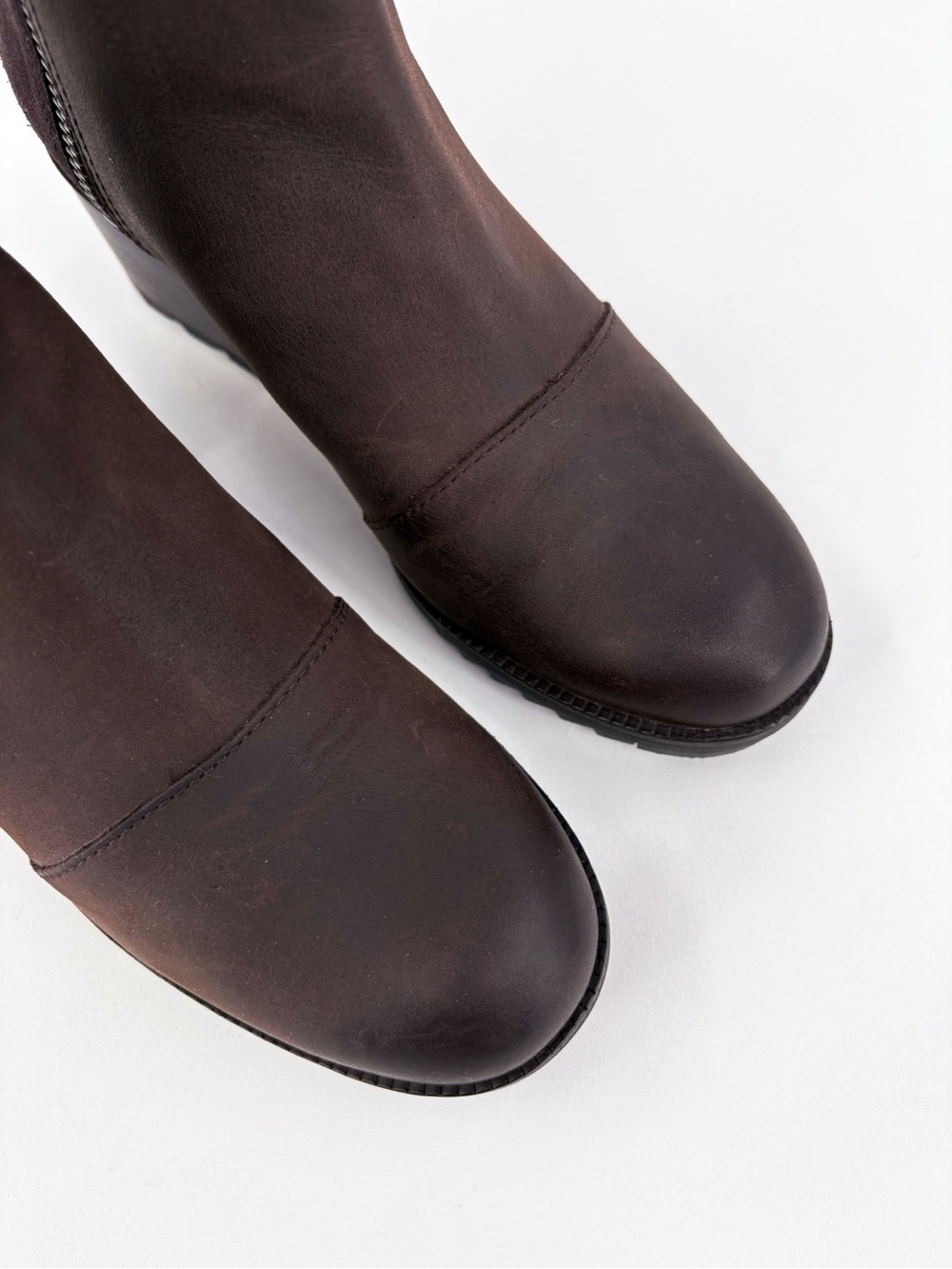 SOREL Cate Brown Waterproof Leather Ankle Boots 6.5 - Picture 6 of 15